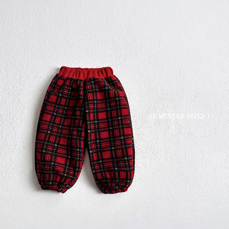 Vivid I - Korean Children Fashion - #minifashionista - Fleece Printed Jogger Pants - 8