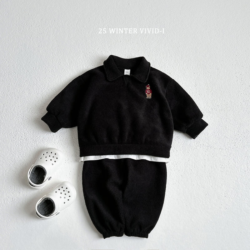 Vivid I - Korean Children Fashion - #minifashionista - Fleece Collar Set - 7