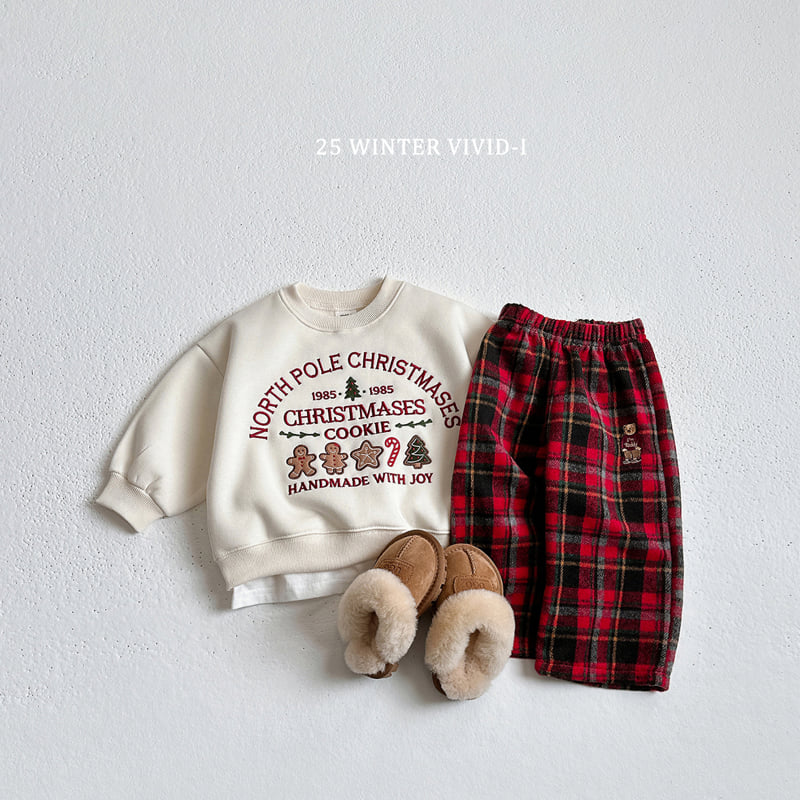 Vivid I - Korean Children Fashion - #minifashionista - Check Bear Pants - 6