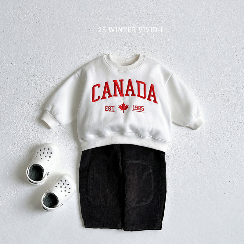 Vivid I - Korean Children Fashion - #minifashionista - Canada Sweatshirt - 6