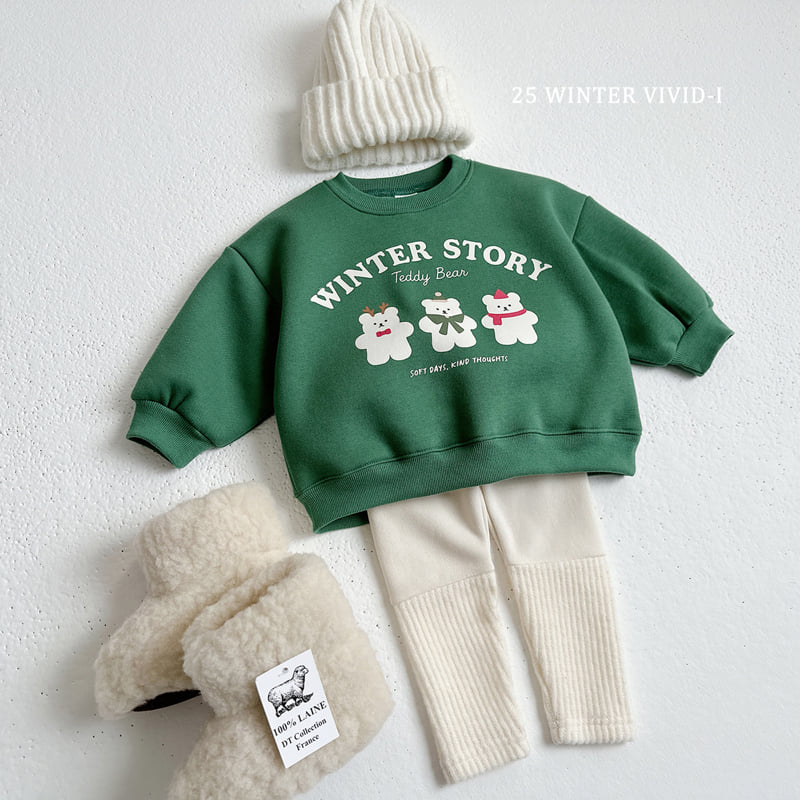 Vivid I - Korean Children Fashion - #minifashionista - Knit Warmer Leggings - 11