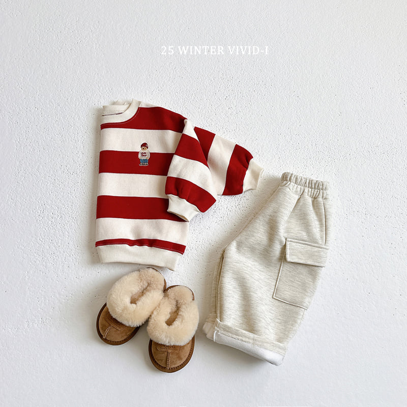 Vivid I - Korean Children Fashion - #minifashionista - Wide Fleece Cargo Pants - 8