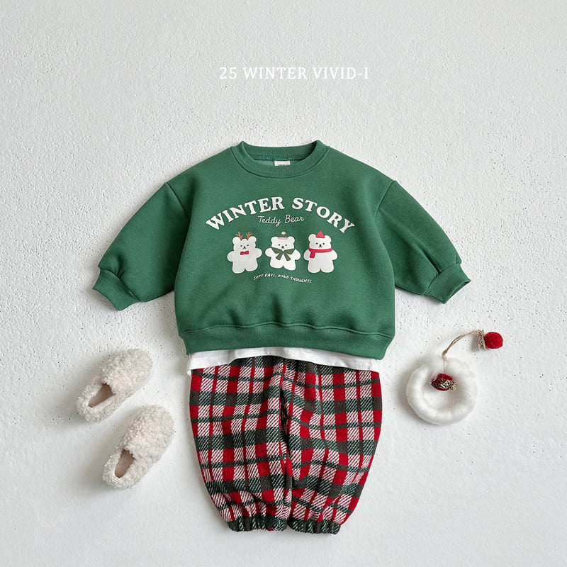 Vivid I - Korean Children Fashion - #minifashionista - Winter Bear Sweatshirt - 12