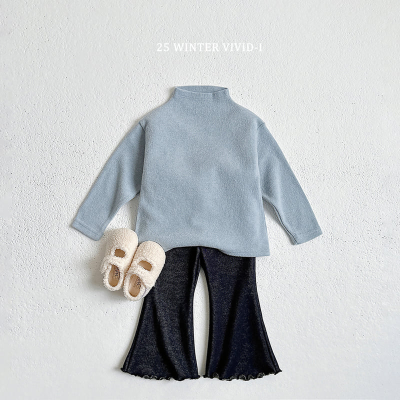 Vivid I - Korean Children Fashion - #minifashionista - Soft Neck Polar Tee - 10