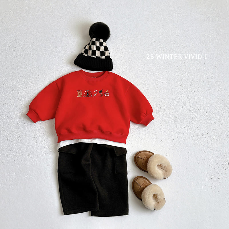Vivid I - Korean Children Fashion - #prettylittlegirls - Christmas Mini Sweatshirt - 10