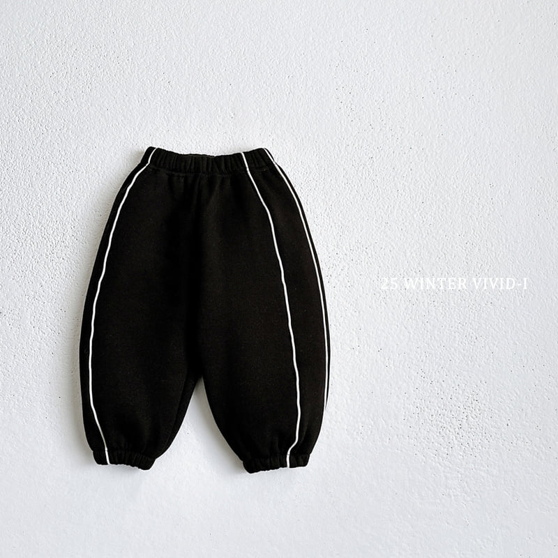 Vivid I - Korean Children Fashion - #prettylittlegirls - Double Stripe Jogger Pants - 5