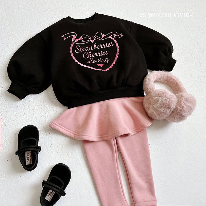 Vivid I - Korean Children Fashion - #prettylittlegirls - Winter Fleece Skirt Leggings - 8