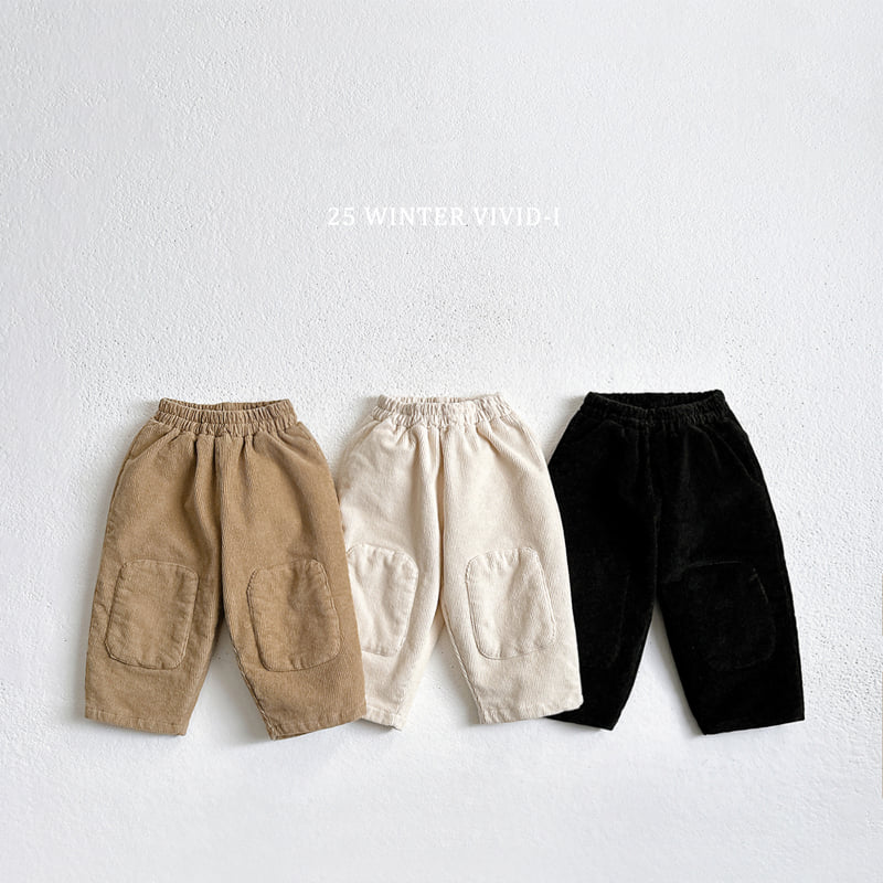 Vivid I - Korean Children Fashion - #prettylittlegirls - Corduroy Bread Pants - 5