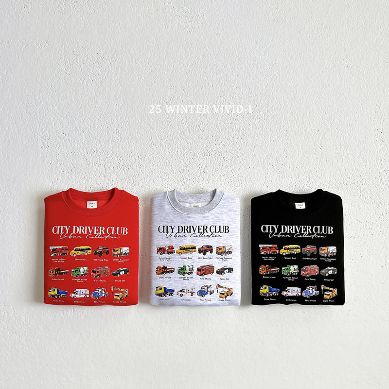Vivid I - Korean Children Fashion - #prettylittlegirls - Mini Car Sweatshirt