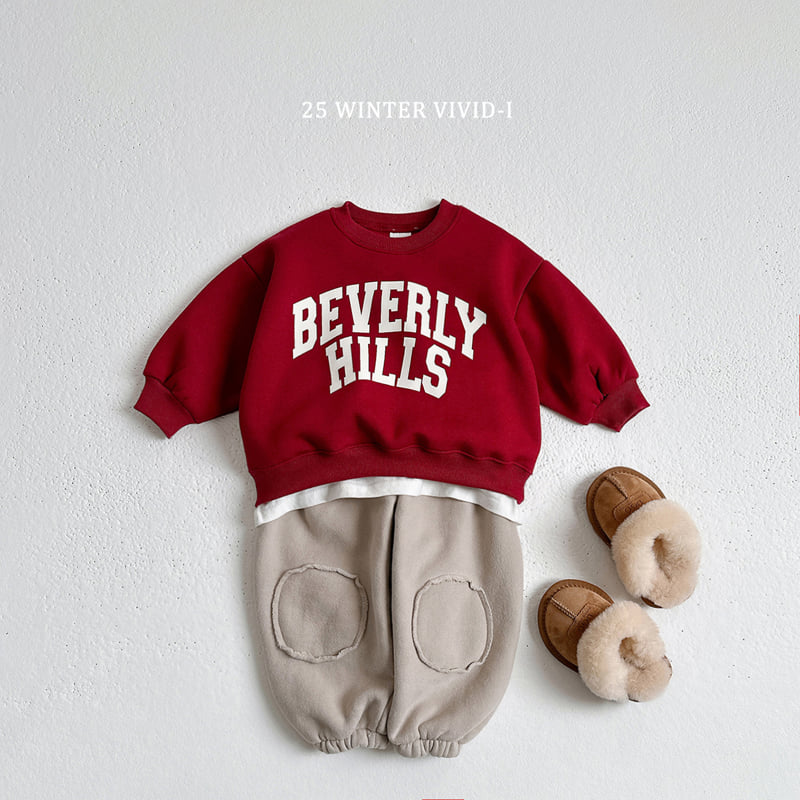 Vivid I - Korean Children Fashion - #prettylittlegirls - Beverly Hills Sweatshirt - 10