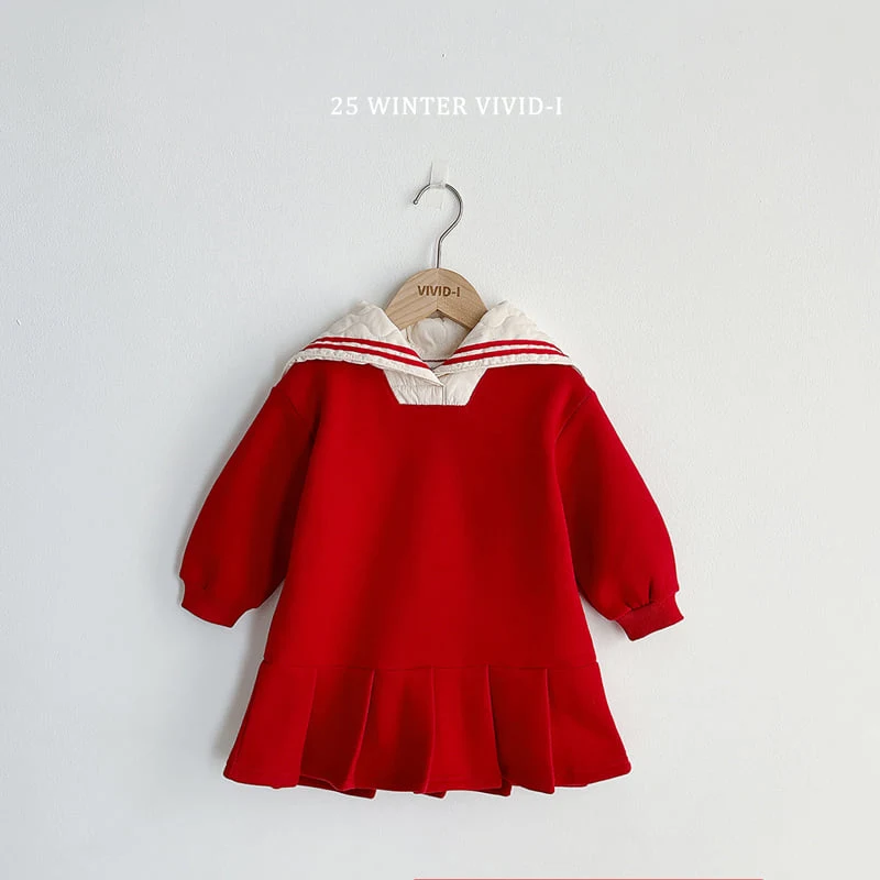 Vivid I - Korean Children Fashion - #prettylittlegirls - Quilted Sailor One-piece - 6