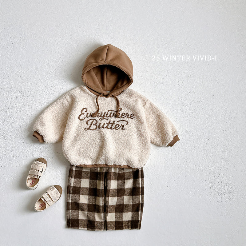 Vivid I - Korean Children Fashion - #stylishchildhood - Check Bear Pants - 10