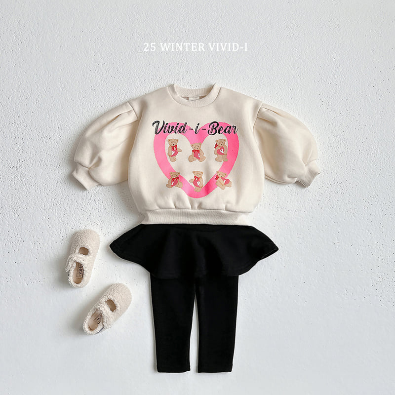 Vivid I - Korean Children Fashion - #stylishchildhood - Winter Fleece Skirt Leggings - 11