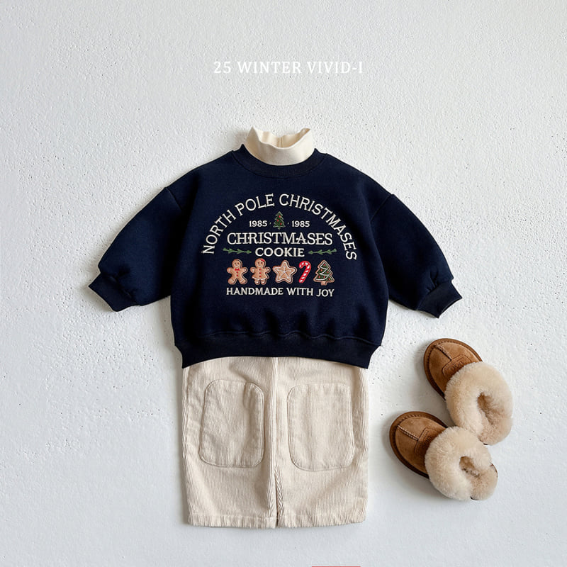 Vivid I - Korean Children Fashion - #stylishchildhood - Christmas Cookie Sweatshirt - 9