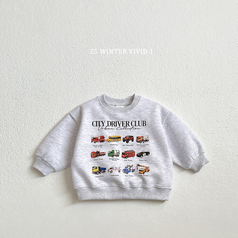 Vivid I - Korean Children Fashion - #toddlerclothing - Mini Car Sweatshirt - 4