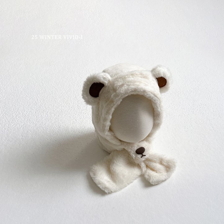 Vivid I - Korean Children Fashion - #stylishchildhood - Teddy Bear Balaclava - 3