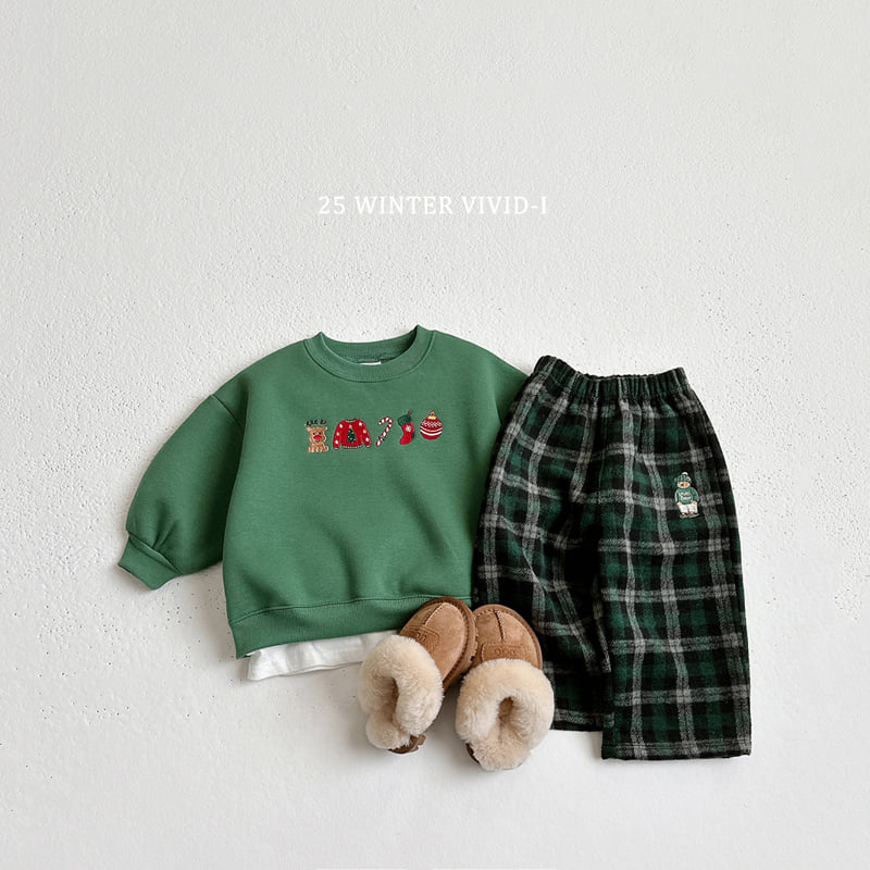 Vivid I - Korean Children Fashion - #todddlerfashion - Christmas Mini Sweatshirt - 11