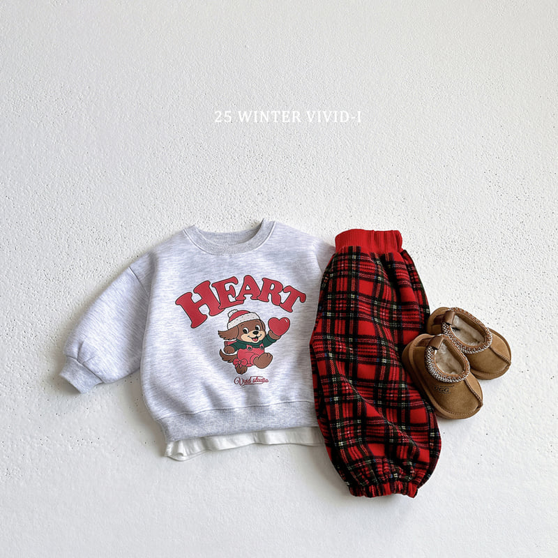 Vivid I - Korean Children Fashion - #todddlerfashion - Fleece Printed Jogger Pants - 10