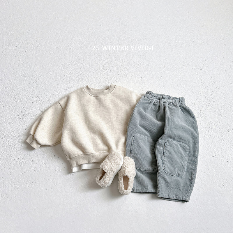 Vivid I - Korean Children Fashion - #todddlerfashion - Double Thick Fleece Set - 12