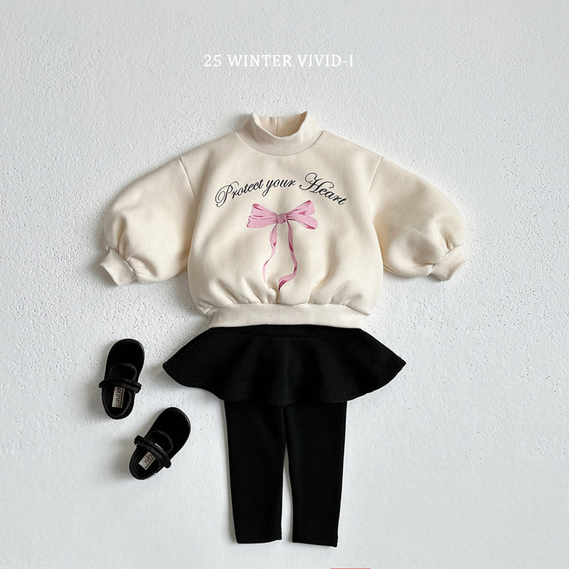 Vivid I - Korean Children Fashion - #todddlerfashion - Winter Fleece Skirt Leggings - 9