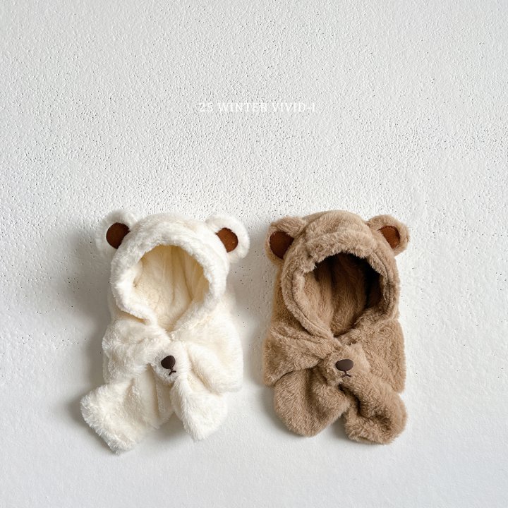 Vivid I - Korean Children Fashion - #todddlerfashion - Teddy Bear Balaclava
