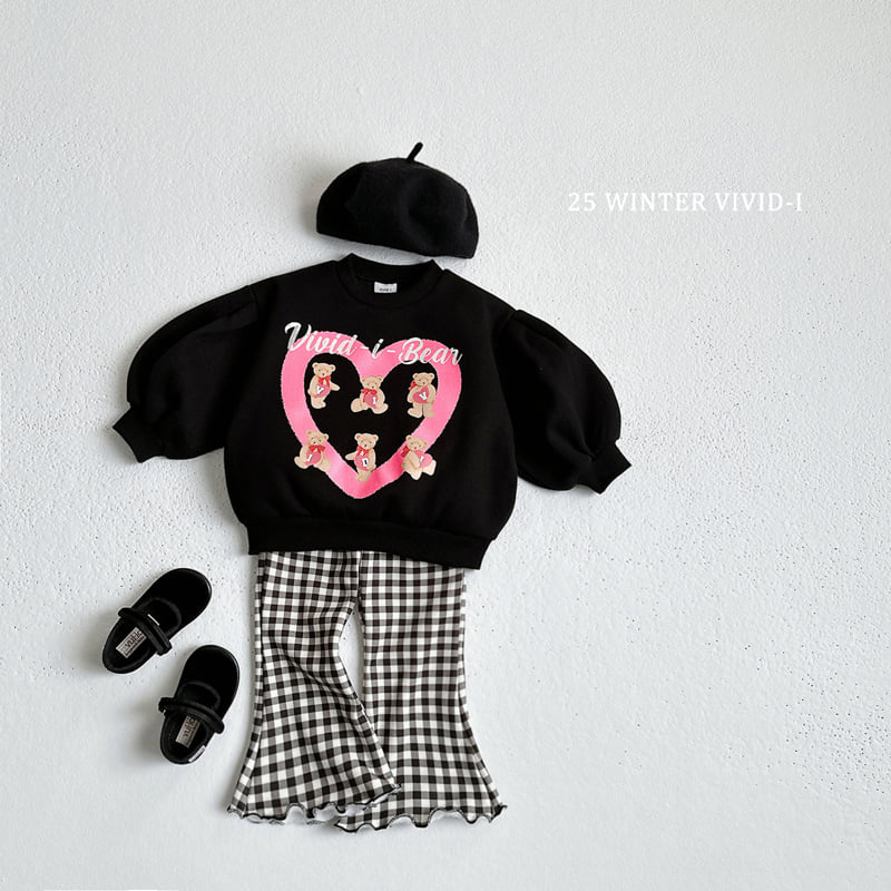 Vivid I - Korean Children Fashion - #todddlerfashion - Heart Puff Fleece Sweatshirt - 9