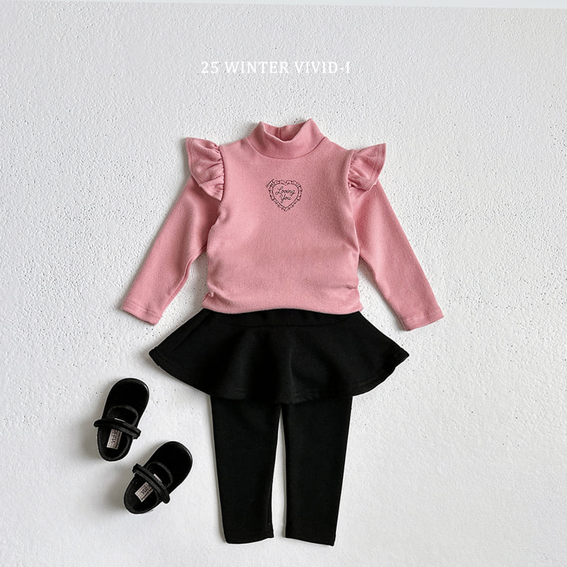 Vivid I - Korean Children Fashion - #toddlerclothing - Winter Fleece Skirt Leggings - 10