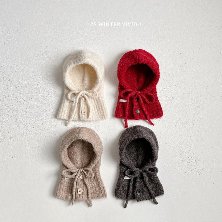 Vivid I - Korean Children Fashion - #toddlerclothing - Angora Balaclava