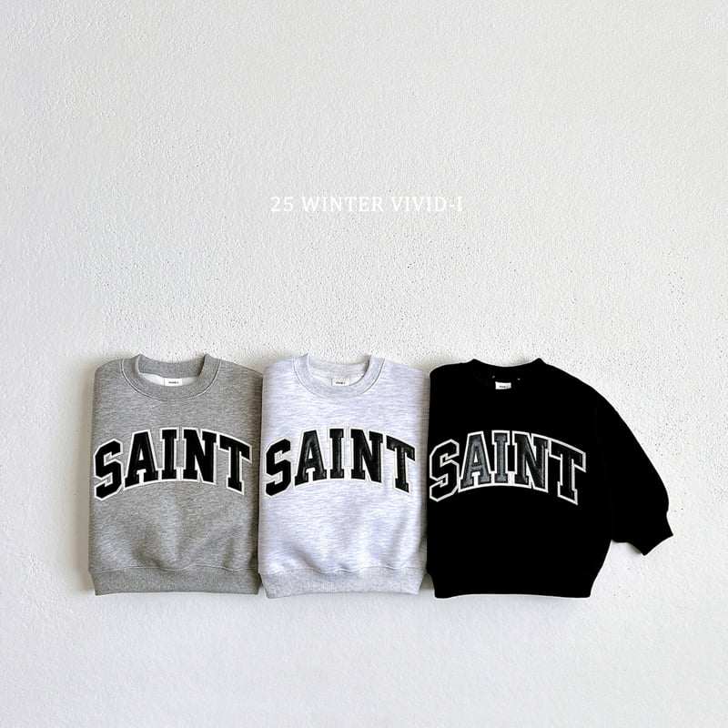Vivid I - Korean Children Fashion - #toddlerclothing - Saint Sweatshirt