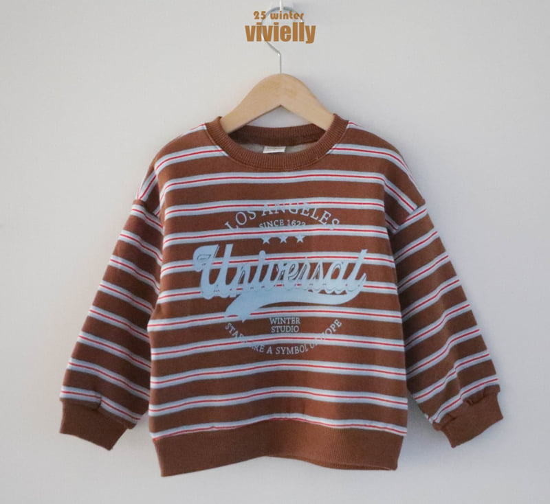 Vivielly - Korean Children Fashion - #Kfashion4kids - Stripe Sweatshirt - 11