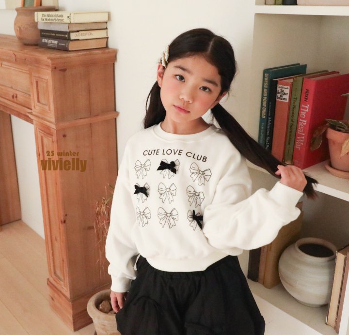 Vivielly - Korean Children Fashion - #Kfashion4kids - Rosé Sweatshirt
