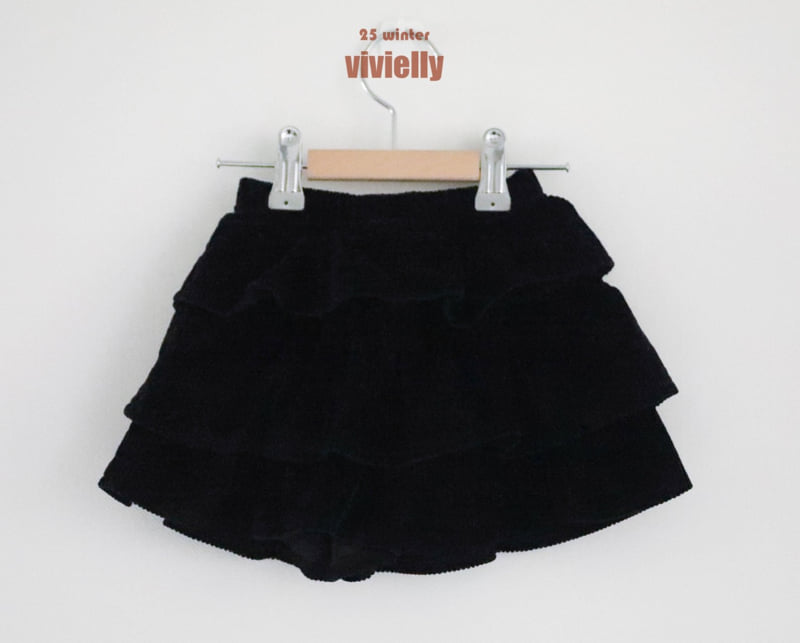Vivielly - Korean Children Fashion - #Kfashion4kids - Dana Tiered Skirted Pants - 11