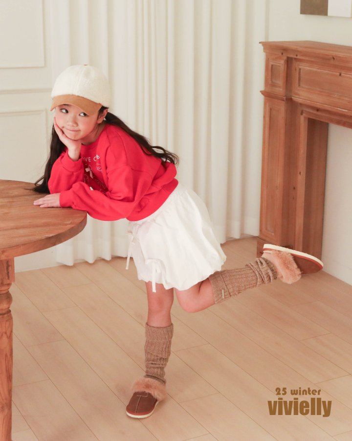 Vivielly - Korean Children Fashion - #childofig - Dodo Balloon Skirted Pants - 3