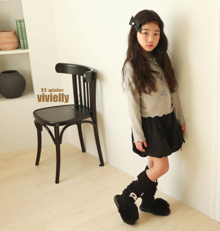 Vivielly - Korean Children Fashion - #childofig - Dodo Balloon Skirted Pants - 4