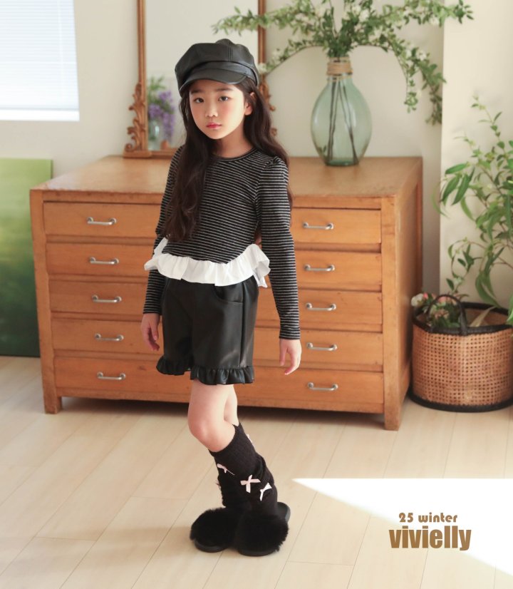 Vivielly - Korean Children Fashion - #childofig - Nana Frill Tee