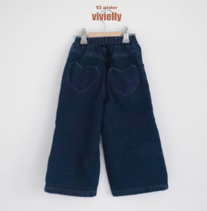 Vivielly - Korean Children Fashion - #childrensboutique - Marie Heart Jeans - 11