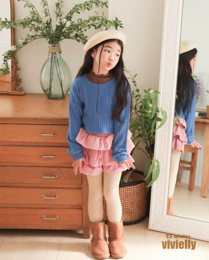 Vivielly - Korean Children Fashion - #designkidswear - Cable Knit - 8