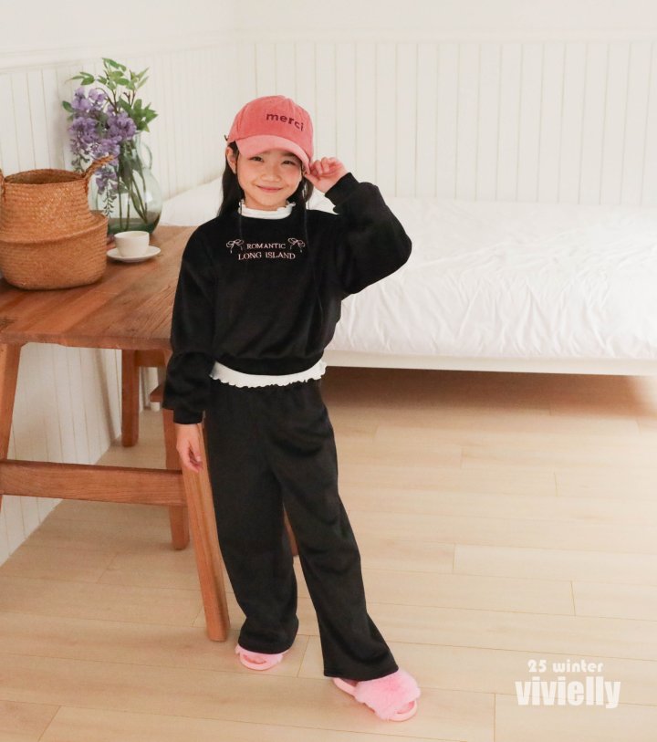 Vivielly - Korean Children Fashion - #designkidswear - Joy Ribbed Pants - 7