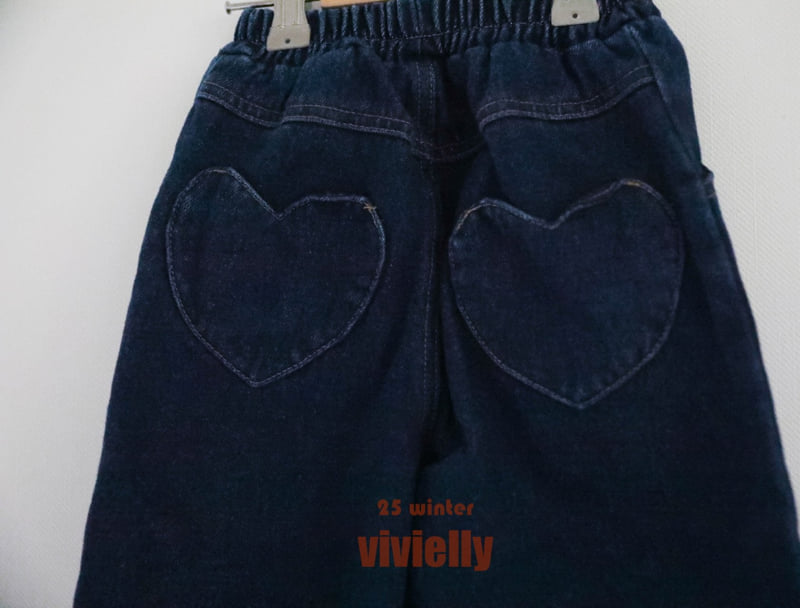 Vivielly - Korean Children Fashion - #designkidswear - Marie Heart Jeans - 12