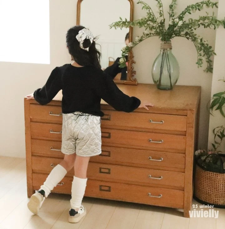 Vivielly - Korean Children Fashion - #discoveringself - Smoky Quilted Pants - 5
