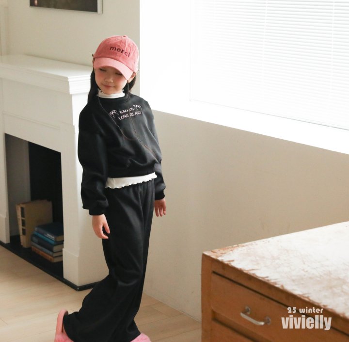 Vivielly - Korean Children Fashion - #fashionkids - Joy Ribbed Pants - 9