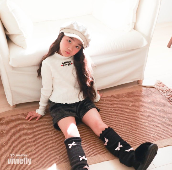 Vivielly - Korean Children Fashion - #fashionkids - Smoky Quilted Pants - 6