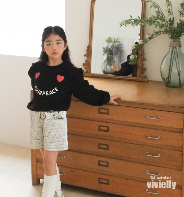 Vivielly - Korean Children Fashion - #kidsshorts - Smile Sweatshirt - 6
