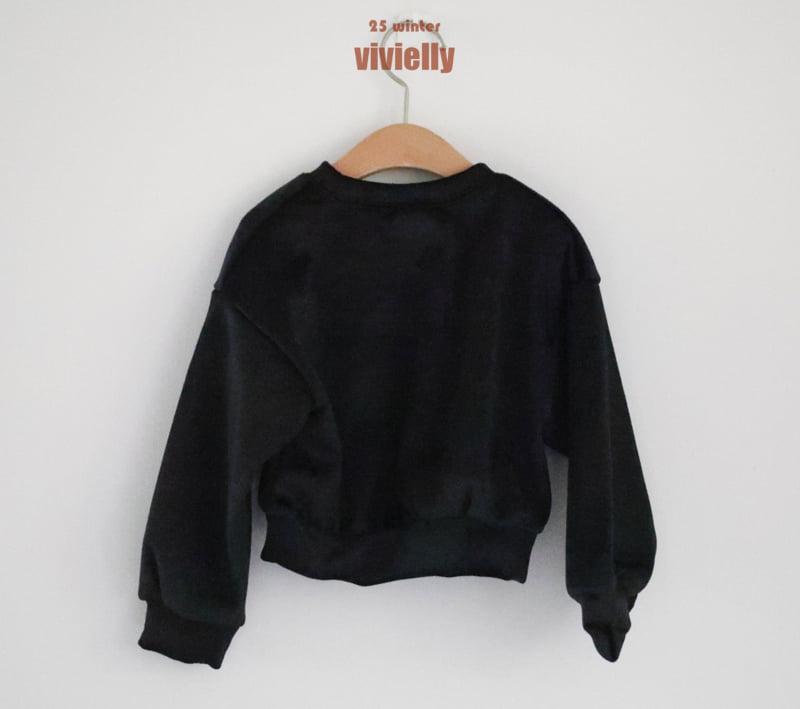 Vivielly - Korean Children Fashion - #kidzfashiontrend - Joy Ribbed Sweatshirt - 11