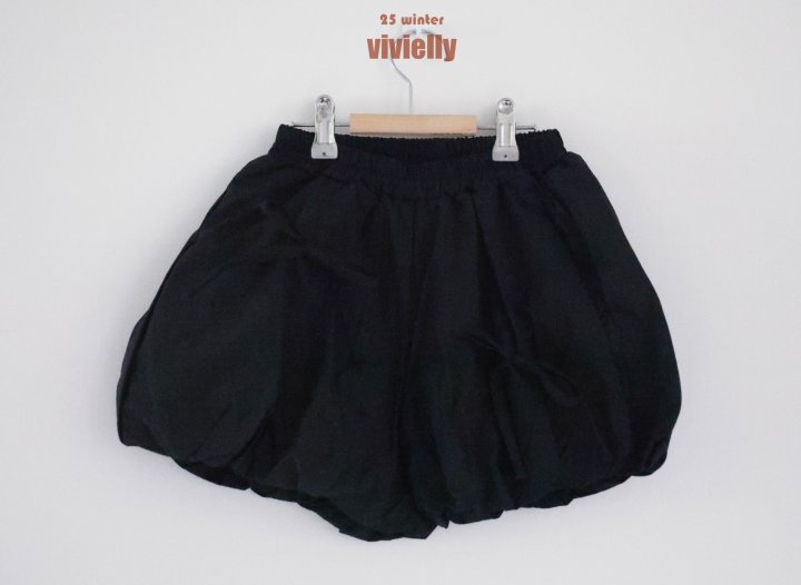 Vivielly - Korean Children Fashion - #kidzfashiontrend - Dodo Balloon Skirted Pants - 11