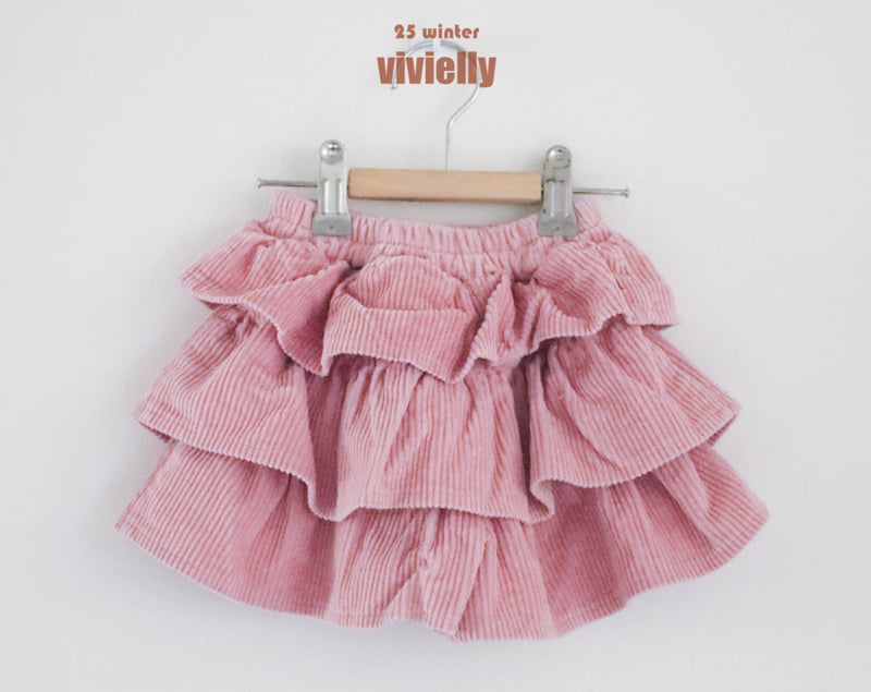 Vivielly - Korean Children Fashion - #littlefashionista - Dana Tiered Skirted Pants - 12