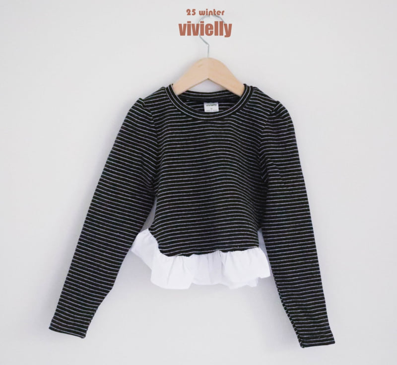 Vivielly - Korean Children Fashion - #littlefashionista - Nana Frill Tee - 11