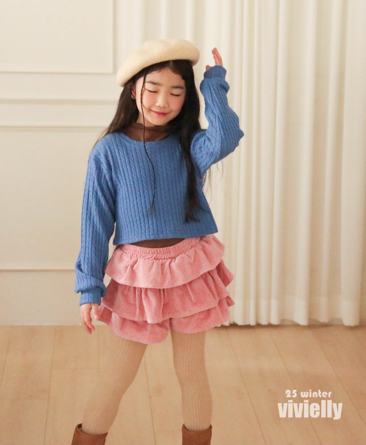 Vivielly - Korean Children Fashion - #minifashionista - Cable Knit
