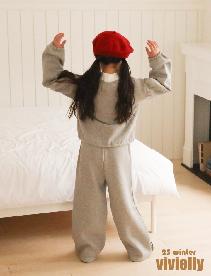 Vivielly - Korean Children Fashion - #prettylittlegirls - Heart Wide Pants - 6