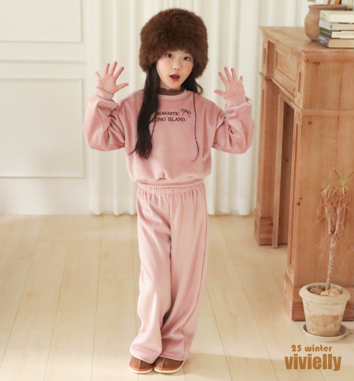 Vivielly - Korean Children Fashion - #stylishchildhood - Joy Ribbed Sweatshirt - 3